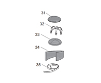 DLX Padded Suspension Kit Includes Items 31 Thru 35