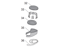DLX Suspension Kit Includes Items 27 and 32 Thru 36