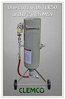 1.0 Cubic Feet (ft³) Classic Blast Machine and Remote Control with MSV TLR-50 (21053)