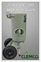 3 Cubic Feet (ft³) Classic Blast Machine with TLR 300 MQV - 23767 - 2