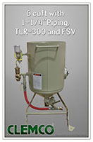 6.0 Cubic Feet (ft³) Classic Blast Machine with TLR300 FSV-01187-2