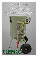 6.0 Cubic Feet (ft³) Classic Blast Machine with TLR300 MQV-23769-5