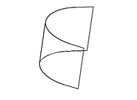 Rectangular Outer Lens, 0.015 Inch (in) Non-Perforated, (pk-pk), Optional