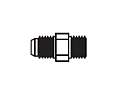 Adaptor, 3/8 Inch (in) Hose to 3/8 Inch (in) Pipe
