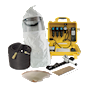 Bullard Resp SAR Air Filter CAB 15 CFM Box 10 PPM 1 Outlet Ind Interchange Outlet CC20TIC30 V10 100' Starter Hose (CC20CABSYS - Front)