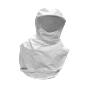 Bullard Resp SAR/PAPR RT Hood Tychem QC Acetate 0.020" Double Bib Inflatable Neck Cuff Clamp (RT1 - Front)