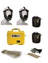 Bullard Resp SAR Air Filter CAB 30 CFM Box 10 PPM Ind Regs 2 Outlet Ind Interchange Outlet SPEC40L V10 100' Starter Hose (SPECLCABSYS2M - Front)