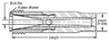 T159-P 50mm Contractor Series Technical Drawing