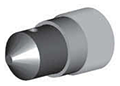 T090 Series - Double Outlet 90deg 3D Product Render T090 Series - Double Outlet 90deg 3D Product Render