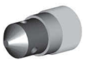 T090 Series - Triple Outlet 90deg 3D Product Render T090 Series - Triple Outlet 90deg 3D Product Render