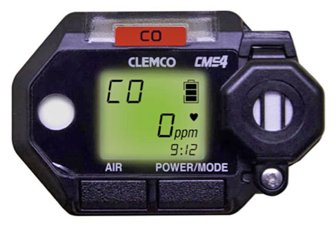 Clemco CMS-4 Carbon Monoxide Monitor-Alarm